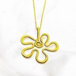 Y2K Doodle Flower Necklace
